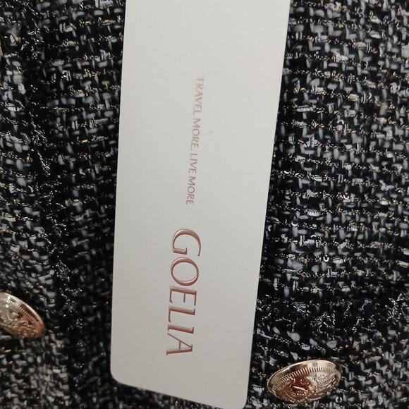 Goelia Black Tweed Dress - Picture 2 of 5